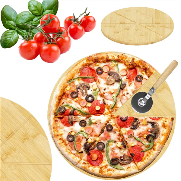 Pizza board + Pizza knife Springos KI0112