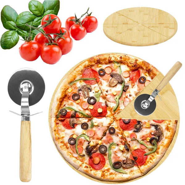 Pizza board + Pizza knife Springos KI0112