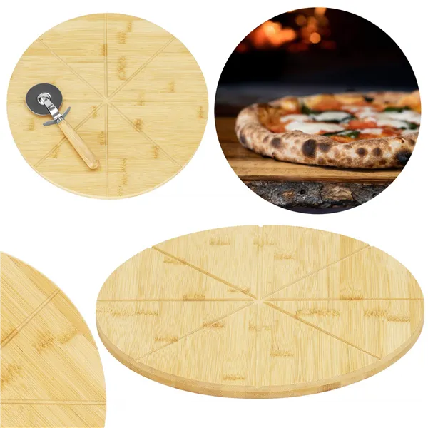 Pizza board + Pizza knife Springos KI0112