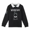 Hoodless Sweatshirt for Girls Wednesday Dark grey