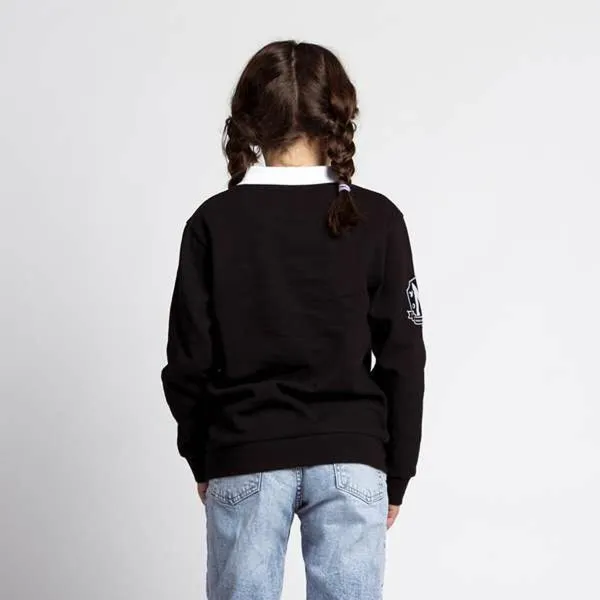 Hoodless Sweatshirt for Girls Wednesday Dark grey