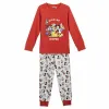 Pižama Vaikiškas Mickey Mouse Raudona