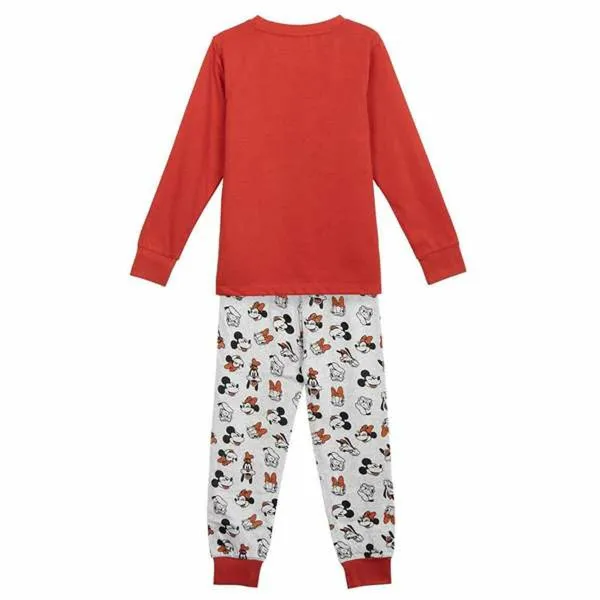 Pižama Vaikiškas Mickey Mouse Raudona