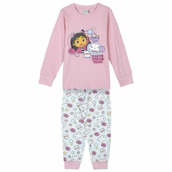 Pyjamat Lasten Gabby's Dollhouse Pinkki