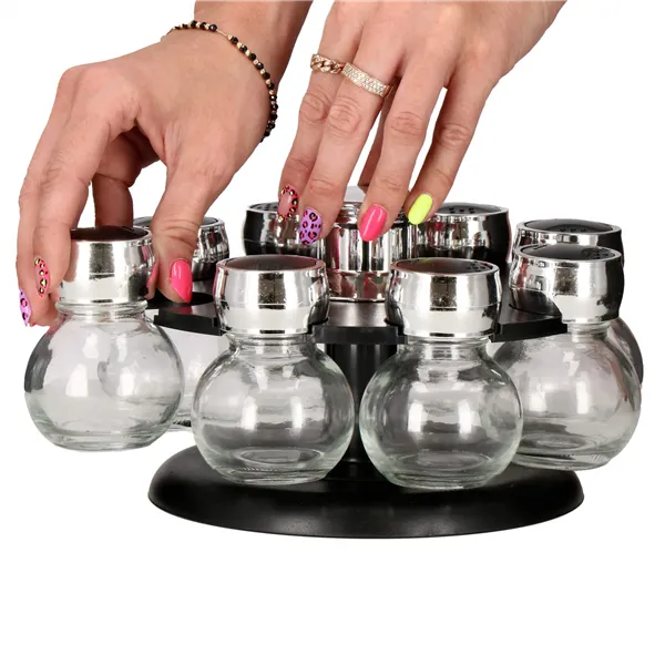 Spice rack with jars Springos KI0080