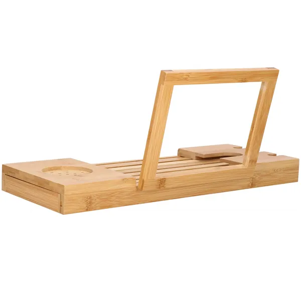 HA1023 BAMBOO BATHTUB SHELF