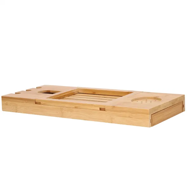 HA1023 BAMBOO BATHTUB SHELF