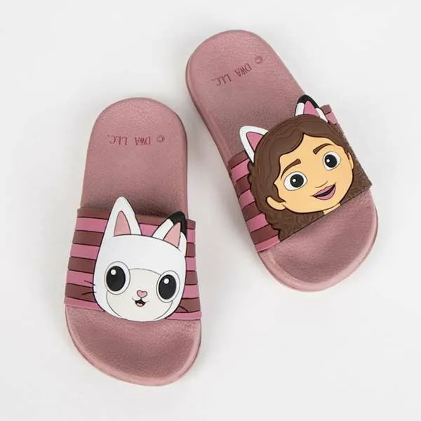 Lasten Flip-flopit Gabby's Dollhouse Pinkki