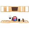 HA1024 BAMBOO BATHTUB SHELF