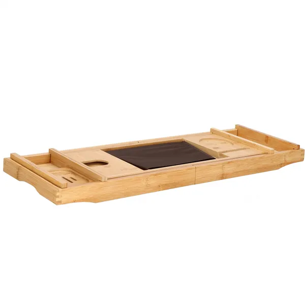 HA1024 BAMBOO BATHTUB SHELF