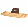 HA1024 BAMBOO BATHTUB SHELF