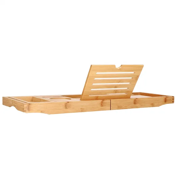 HA1025 BAMBOO BATHTUB SHELF