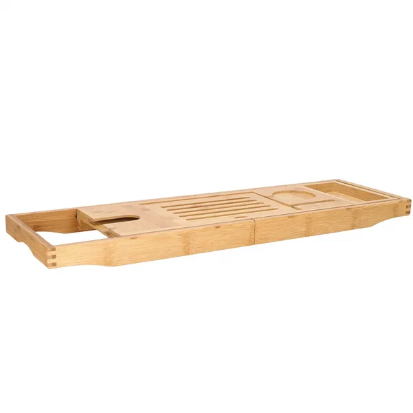 HA1025 BAMBOO BATHTUB SHELF