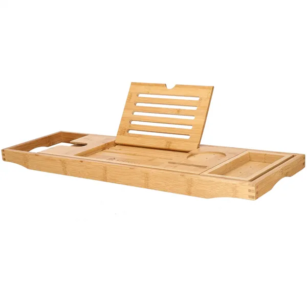 HA1025 BAMBOO BATHTUB SHELF