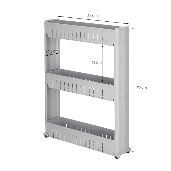 HA1019 CABINET ON WHEELS 3 SHELVES