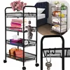 Metal shelf on wheels Springos KI0142 84.5x44x27 cm