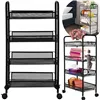 Metal shelf on wheels Springos KI0142 84.5x44x27 cm