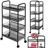 Metal shelf on wheels Springos KI0142 84.5x44x27 cm