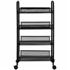 Metal shelf on wheels Springos KI0142 84.5x44x27 cm