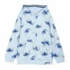 Megztinis su kapišonu mergaitėms Stitch Šviesiai mėlyna