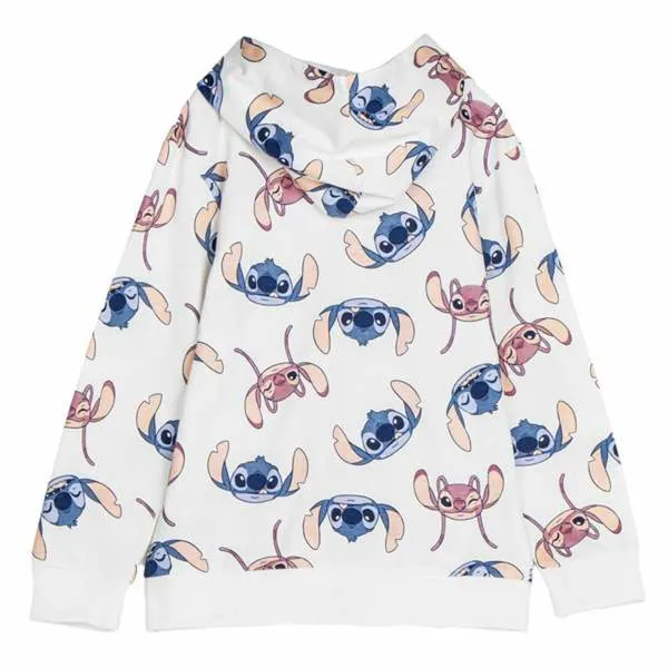 Hooded Sweatshirt for Girls Stitch Beige