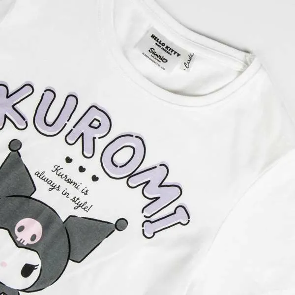 Vaikiška Marškinėliai su trumpomis rankovėmis Hello Kitty Balta