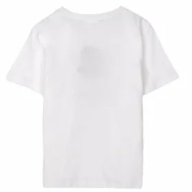 Child's Short Sleeve T-Shirt Stitch White