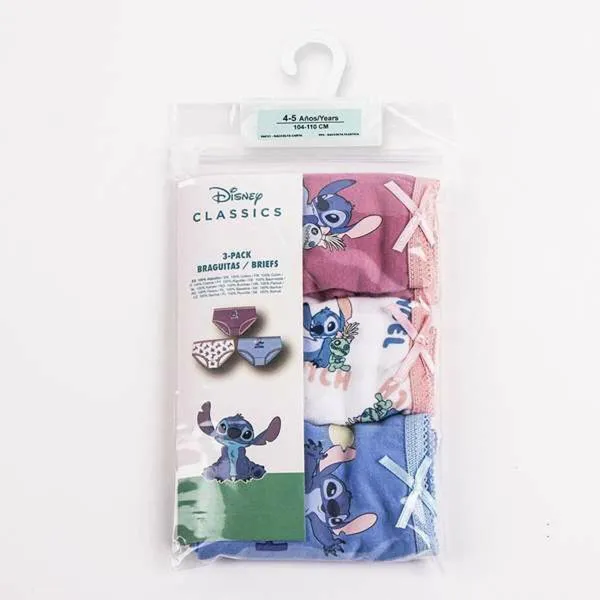 Комплект "Трусики для девочек" Stitch Разноцветный