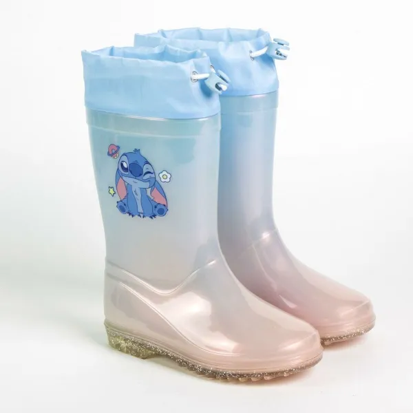 Children's Water Boots Stitch Light Blue