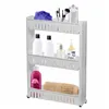 HA1013 CABINET ON WHEELS, 3 SHELVES, GRAY