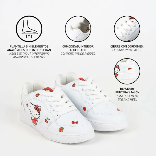 Sporta Apavi Bērniem Hello Kitty Balts