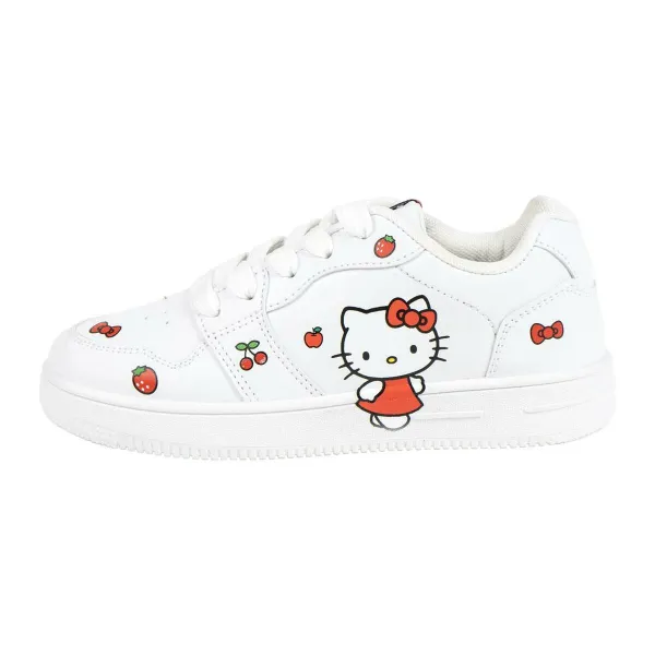32 pritūpimai Hello Kitty Balta