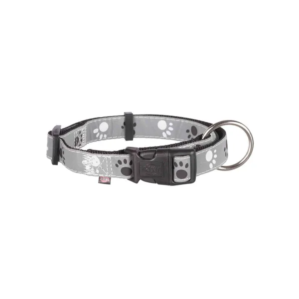 Koera kaelarihm Trixie Silver Reflect Must Hall M/L 35-55 cm