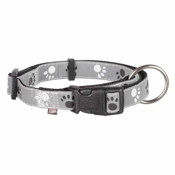 Koera kaelarihm Trixie Silver Reflect Must Hall M/L 35-55 cm