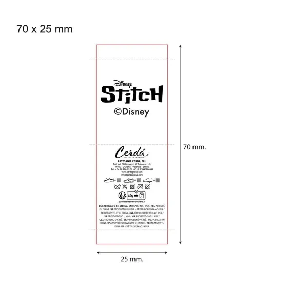 Kotitossut Stitch Vaaleansininen