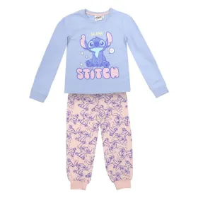 Children's Pyjama Stitch Light Blue