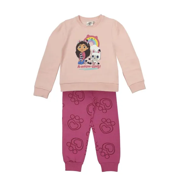 Детский спортивных костюм Gabby's Dollhouse Розовый