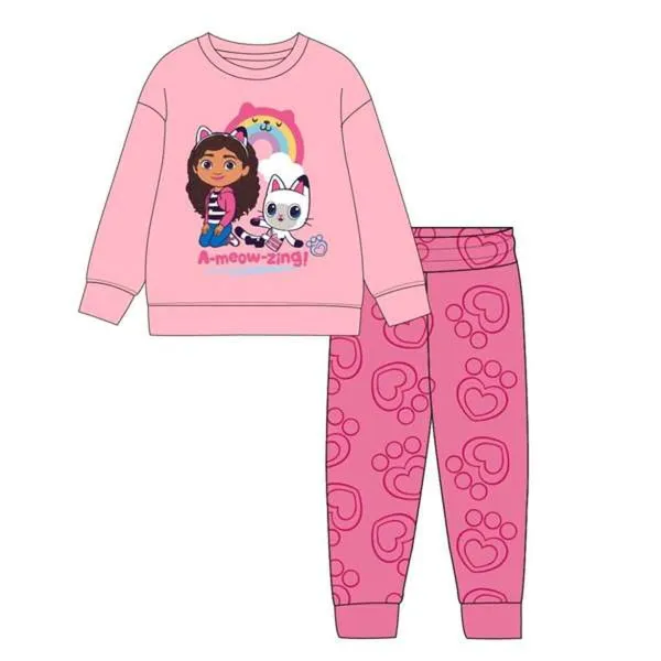Детский спортивных костюм Gabby's Dollhouse Розовый