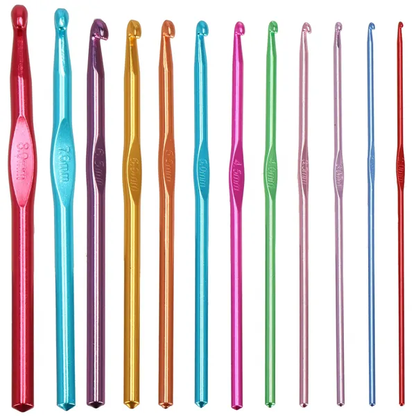 HA7239 CROCHET HOOK SET 12 PCS.