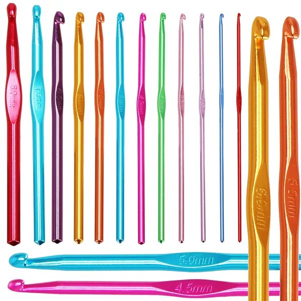 HA7239 CROCHET HOOK SET 12 PCS.