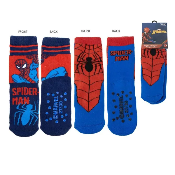 Neslystančios kojinės Spider-Man Spalvotas