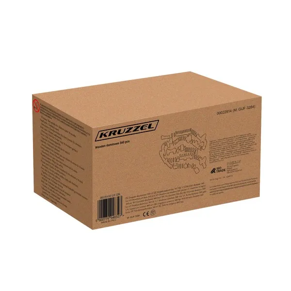 Wooden dominoes 360 pcs Kruzzel 22914