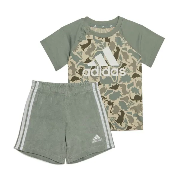 Set of clothes Adidas I Aop Co T Set Multicolour