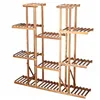 Wooden flower stand Springos 119 cm flower stand with 9 shelves