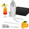 KI0021 BARTENDER SET FOR DRINKS SHAKER 750 ML, 5 ELEMENTS.