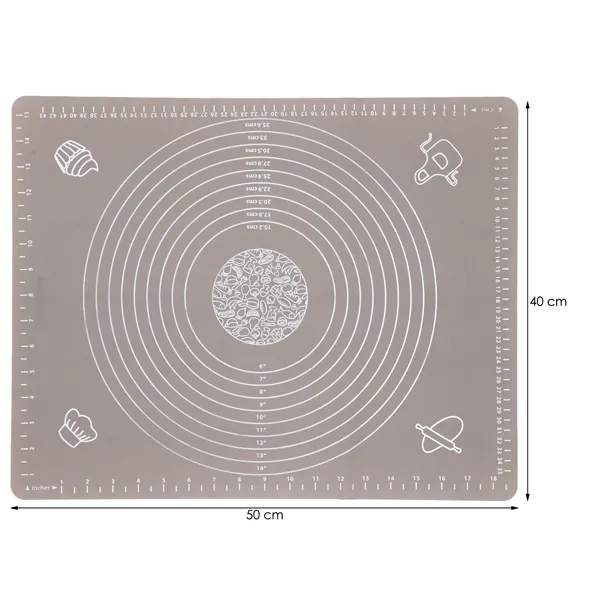 Silicone pastry board Springos KI0027 50x40cm