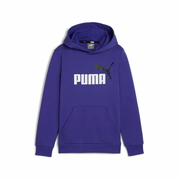 Bērnu Sporta Krekls ar Kapuci Puma Essentials+ 2 Col Big Logo Zils