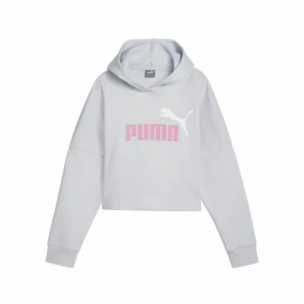 Megztinis su kapišonu mergaitėms Puma Ess Logo Cropped Hoodie G