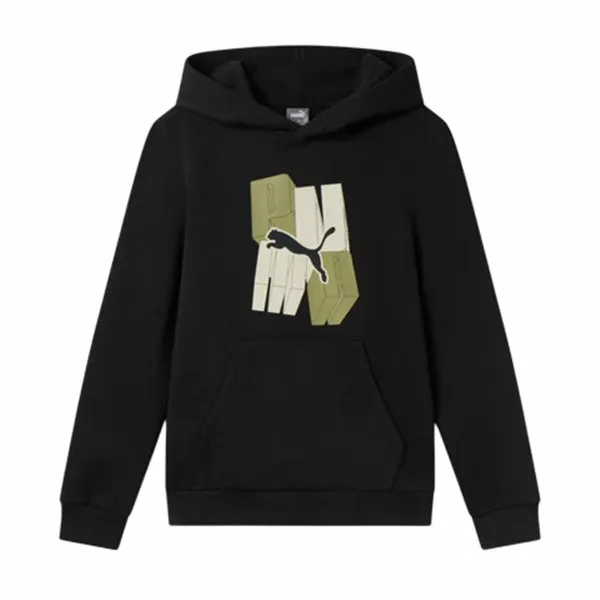 Uniseksinis džemperis su gobtuvu Puma Essentials+ Graphic Fl