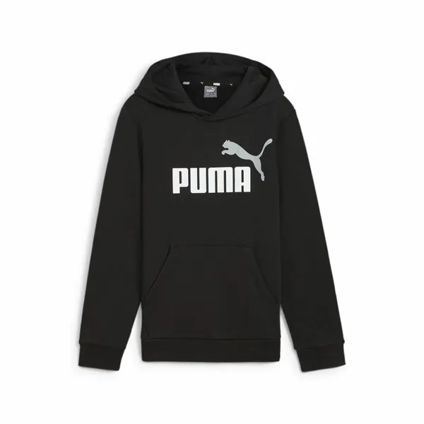 Bērnu Sporta Krekls ar Kapuci Puma Essentials+ 2 Col Big Logo Melns